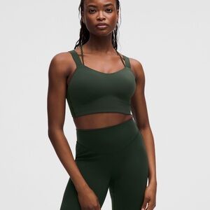 Lululemon Rainforest Green Like a Cloud bra D/DD cups 10